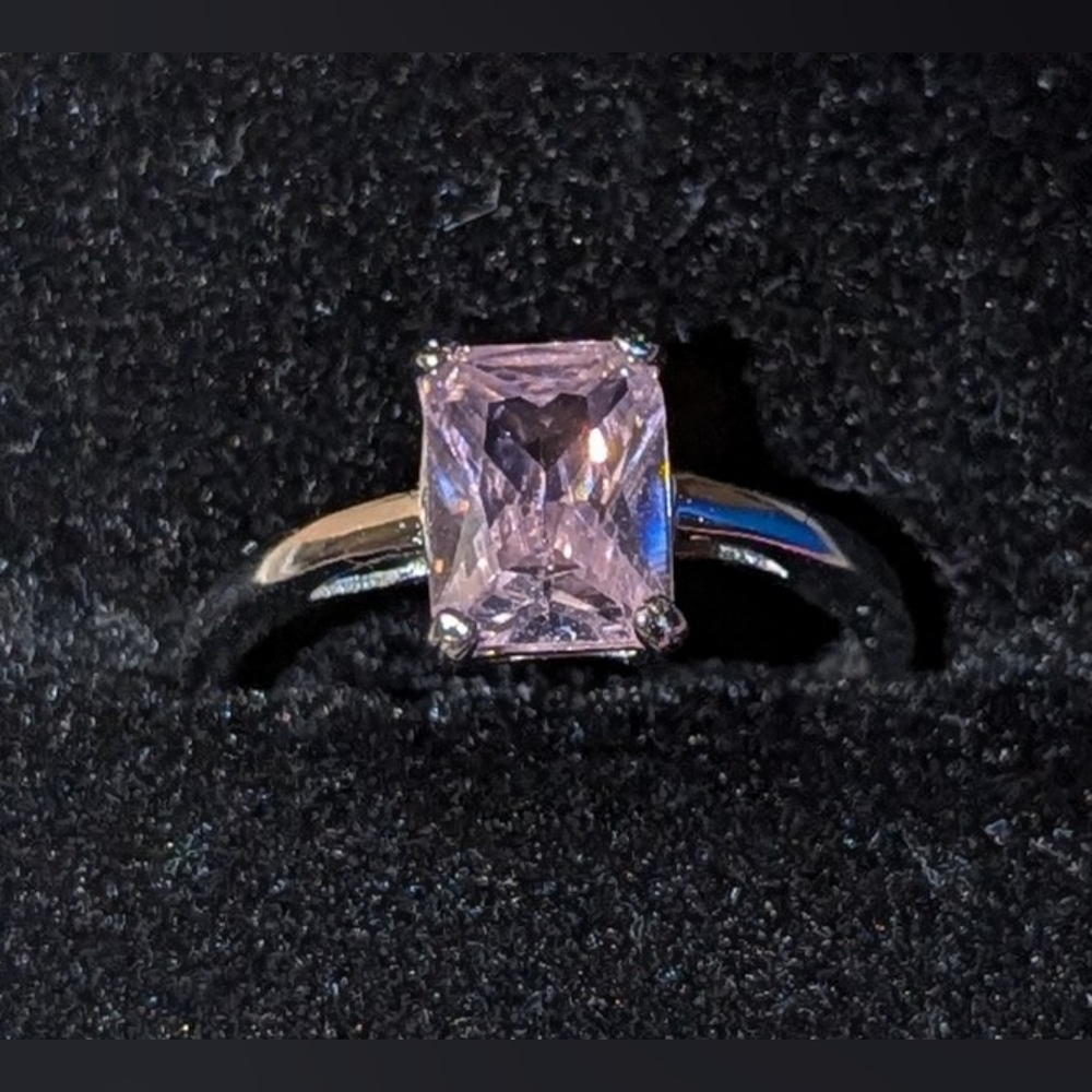 Pink Topaz Ring